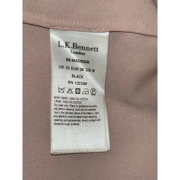 LK Bennett Maddox Professional Wednesday Dark Academia Office Lace Pencil Skirt - Picture 10 of 11